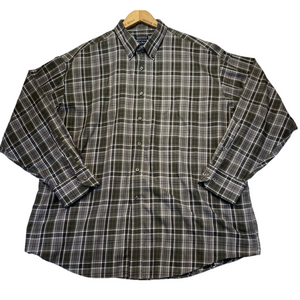 Joseph & Feiss Mens Plaid Button Down Shirt Size 2XL Long Sleeve Collared